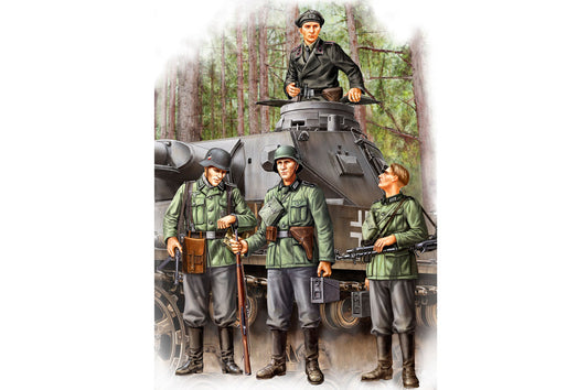 Hobby Boss 1/35 German Infantry Set Vol.1 (Early) model kit 84413, box art