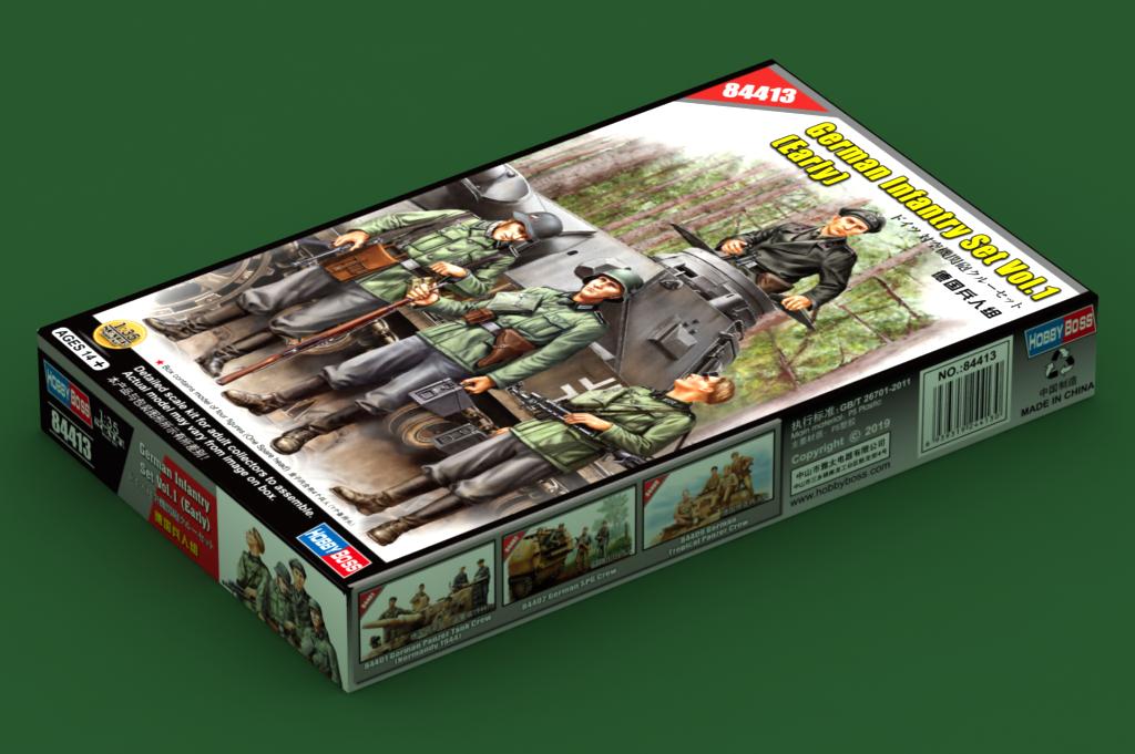 Hobby Boss 1/35 German Infantry Set Vol.1 (Early) model kit 84413, image 2