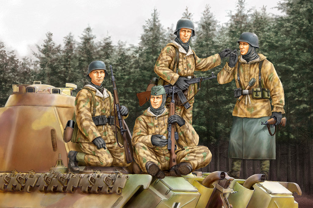 Hobby Boss 1/35 German Panzer Grenadiers Vol.1 model kit 84404, box art