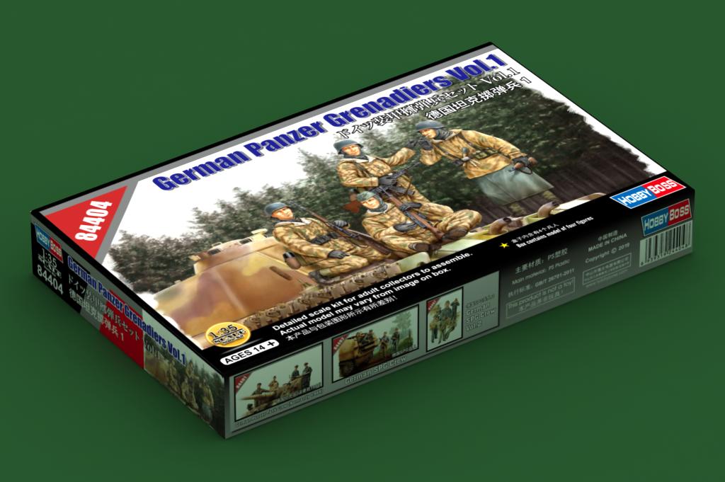Hobby Boss 1/35 German Panzer Grenadiers Vol.1 model kit 84404, image 2