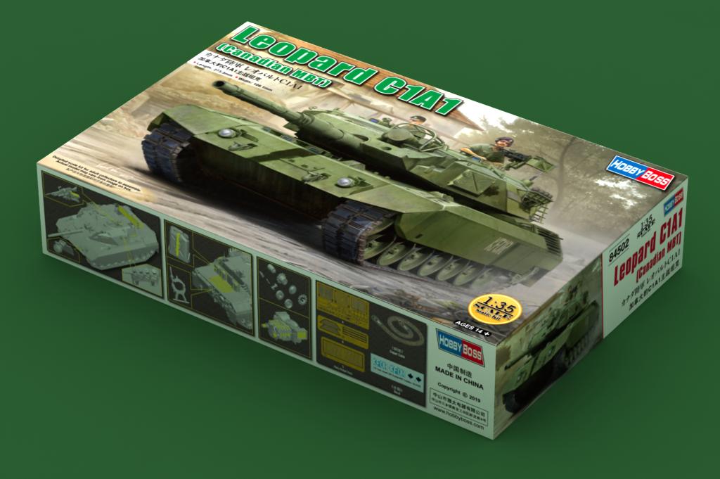 Hobby Boss 1/35 Leopard C1A1 Canadian Main Battle Tank model kit 84502, image 2