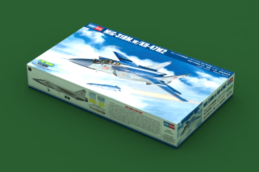 Hobby Boss 1/48 MiG-31BM with Kh-47M2 Kinzhal model kit 81770, image 2