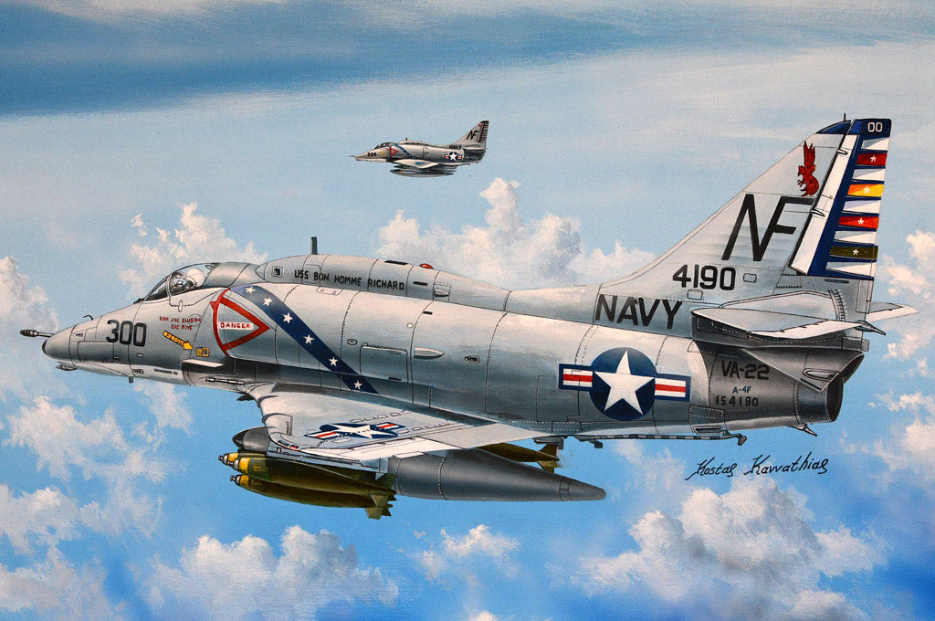 Hobby Boss 1/72 A-4F Skyhawk model kit 87255, box art