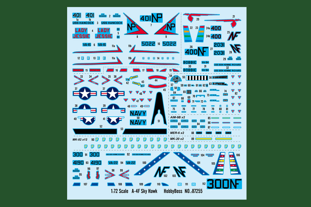 Hobby Boss 1/72 A-4F Skyhawk model kit 87255, image 3