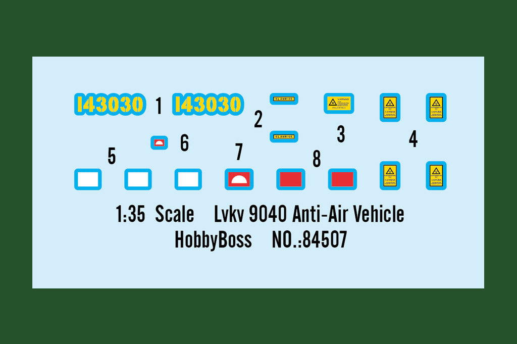 Hobby Boss 1/35 Swedish Lvkv 9040 Anti Aircraft Vehicle model kit 84507, image 3