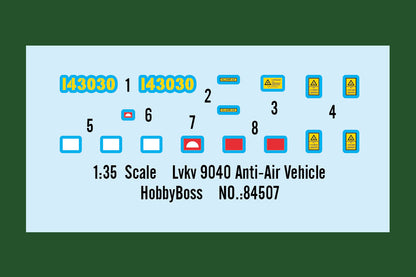 Hobby Boss 1/35 Swedish Lvkv 9040 Anti Aircraft Vehicle model kit 84507, image 3