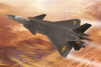 Hobby Boss Chinese J-20 Mighty Dragon model kit 81902, box art