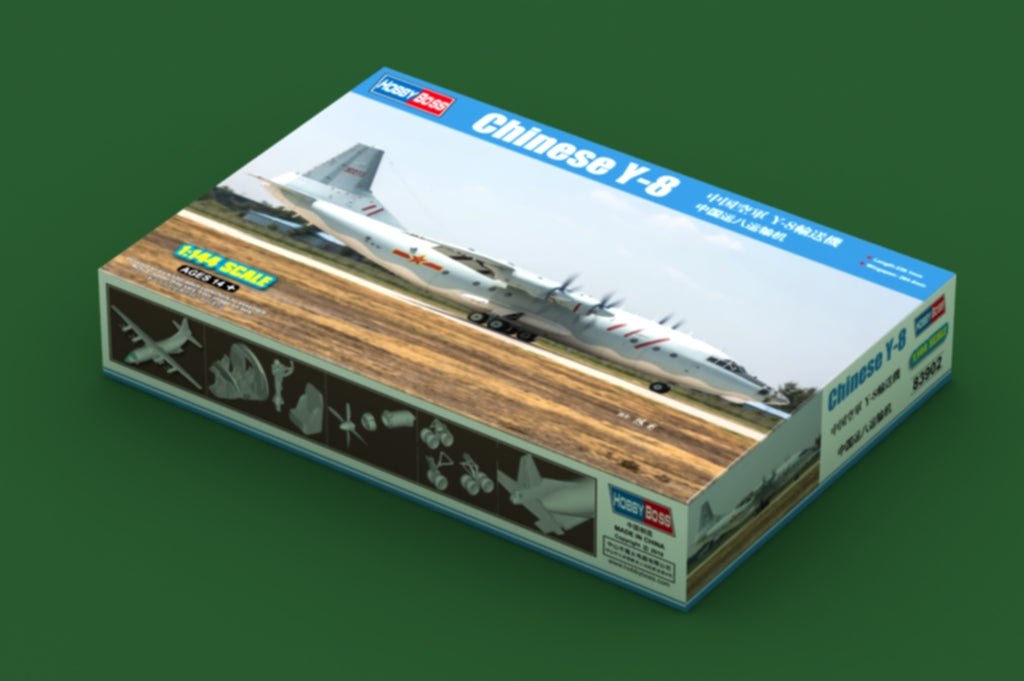 Hobby Boss 1/144 Chinese Y-8 Transport Aircraft model kit 83902, image 2
