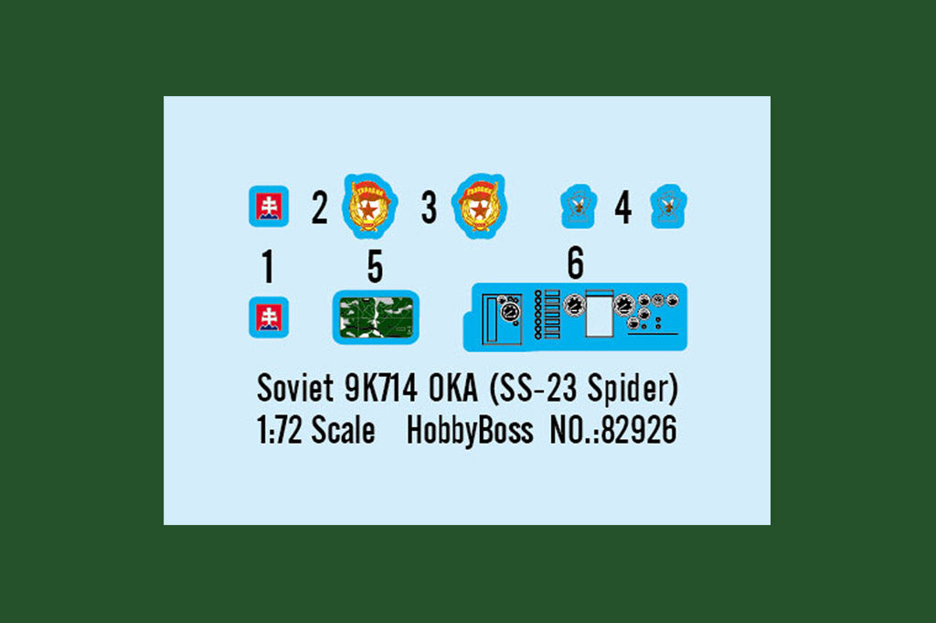 Hobby Boss 1/72 Soviet 9K714 Oka SS-23 Spider model kit 82926, image 3