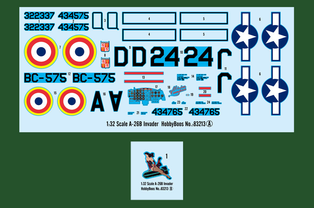 Hobby Boss 1/32 Douglas A-26B Invader model kit 83213, image 3