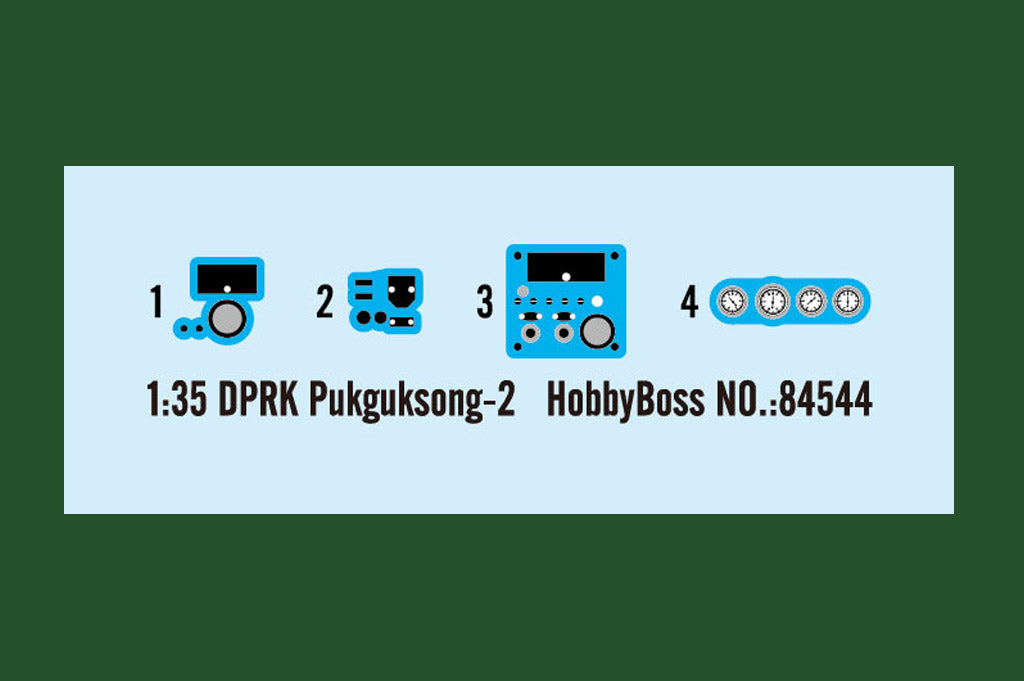 Hobby Boss 1/35 DPRK Pukguksong-2 Missile Launcher model kit 84544, image 3
