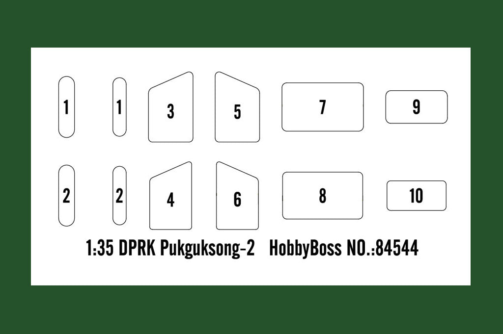 Hobby Boss 1/35 DPRK Pukguksong-2 Missile Launcher model kit 84544, image 4