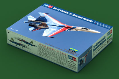 Hobby Boss 1/48 Su-27 Flanker B Russian Knights model kit 81776, image 2