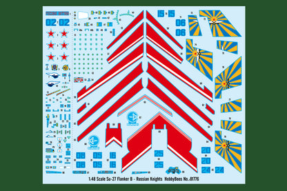 Hobby Boss 1/48 Su-27 Flanker B Russian Knights model kit 81776, image 3