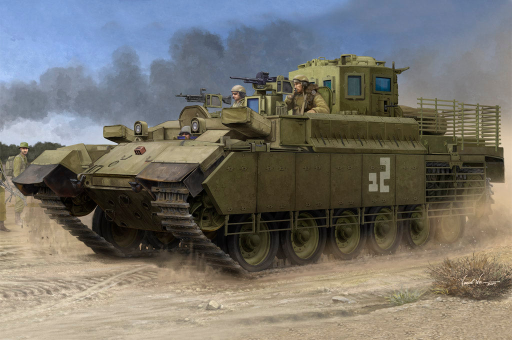 Hobby Boss 1/35 IDF Puma CEV (Batash) model kit 84547, box art