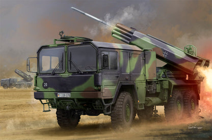 Hobby Boss 1/35 LKW 7t mil gl with LARS 2 Rocket Launcher model kit 85521, box art