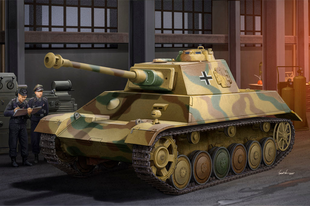Hobby Boss 1/35 Pz.Kpfw. III/IV auf Einheitsfahrgestell model kit 80150, box art