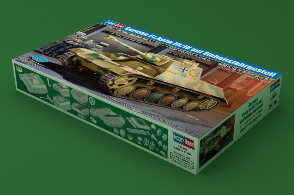 Hobby Boss 1/35 Pz.Kpfw. III/IV auf Einheitsfahrgestell model kit 80150, image 2