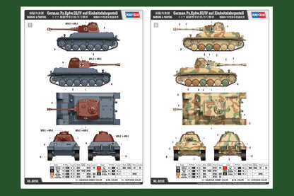 Hobby Boss 1/35 Pz.Kpfw. III/IV auf Einheitsfahrgestell model kit 80150, image 4