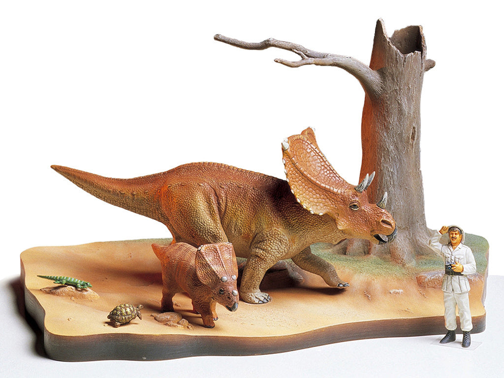 Tamiya Dinosaurs - Chasmosaurus Diorama 1/35 60101