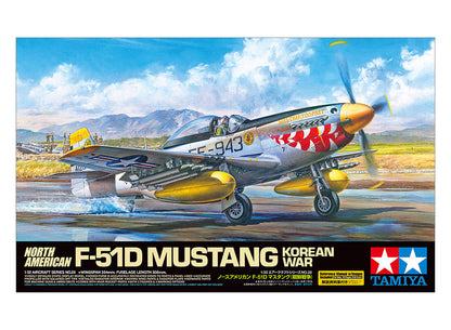 Tamiya 1/32 Aircraft - North American F-51D Mustang Korean War - 60328