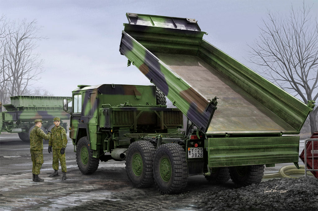 Hobby Boss 1/35 Bundeswehr LKW 7t Dump Truck model kit 85520, box art