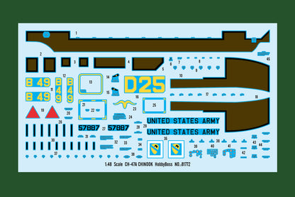 Hobby Boss 1/48 CH-47A Chinook model kit 81772, image 3