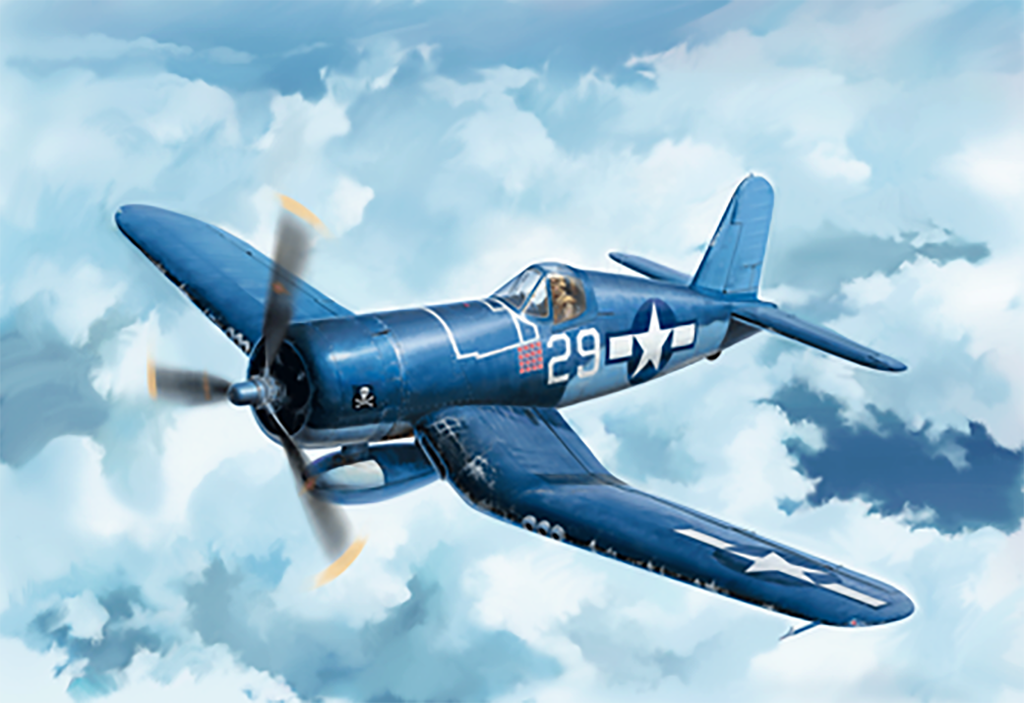Tamiya 1/72 Aircraft - Vought F4U-1A Corsair - 60775