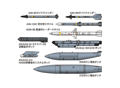 Tamiya 1/72 Aircraft - 1/72 F-16CJ Block 50 Fighting Falcon with Full Equipment - 60788