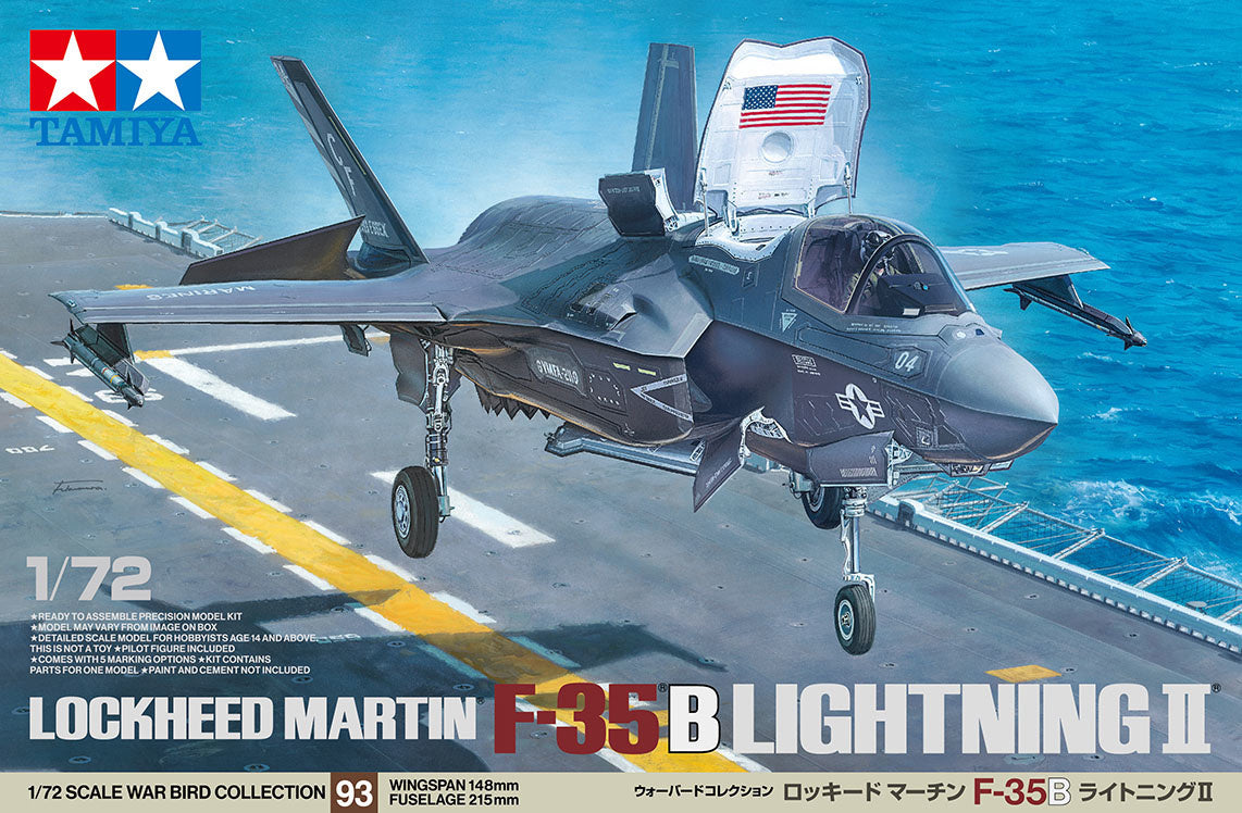 Tamiya 1/72 Aircraft - 1/72 F-35B Lightning II - 60793