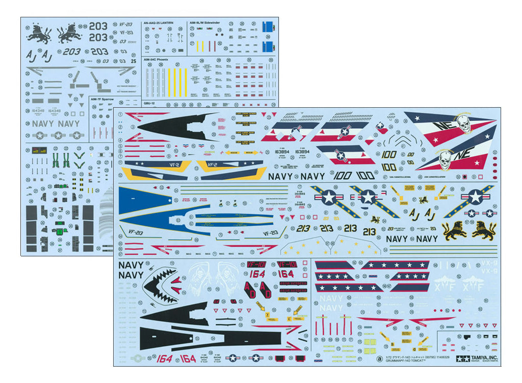 Tamiya 1/72 Aircraft - 1/72 Grumman F-14D Tomcat - 60795