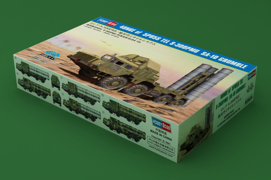 Hobby Boss 1/72 S-300PMU 5P85S Launcher (SA-10 Grumble) model kit 82929, image 2