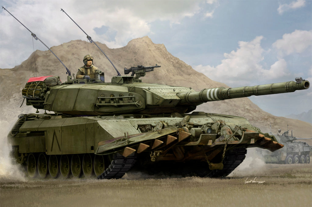 Hobby Boss 1/35 Leopard C2 MEXAS with TWMP model kit 84557, box art
