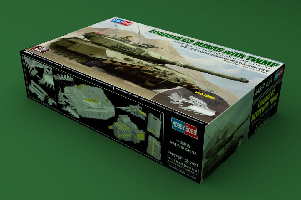 Hobby Boss 1/35 Leopard C2 MEXAS with TWMP model kit 84557, image 2