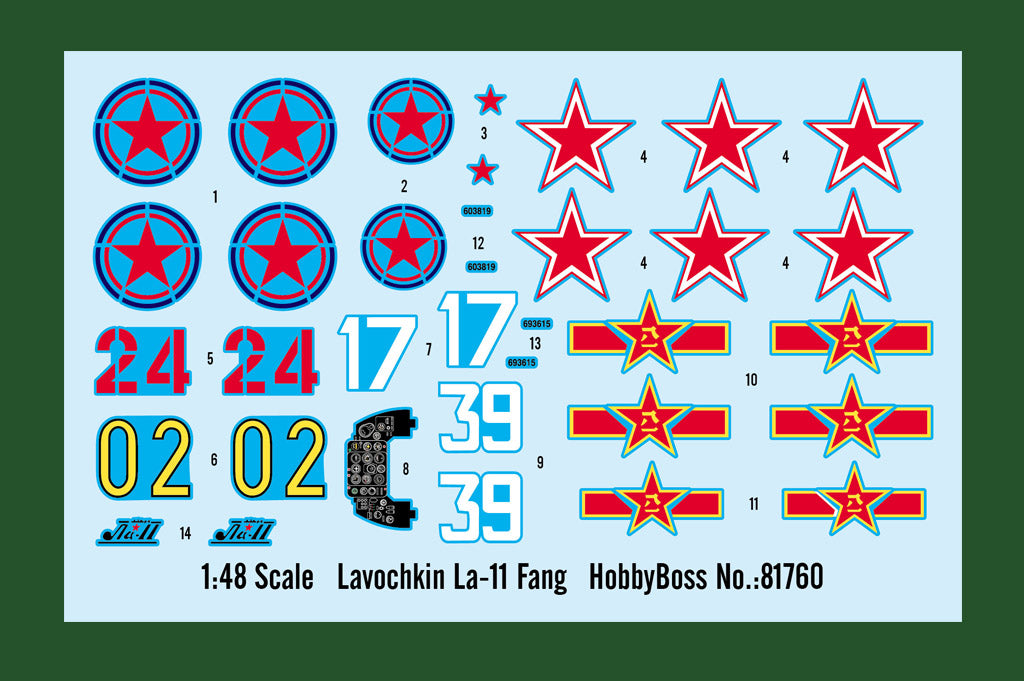 Hobby Boss 1/48 Lavochkin La-11 Fang model kit 81760, image 3