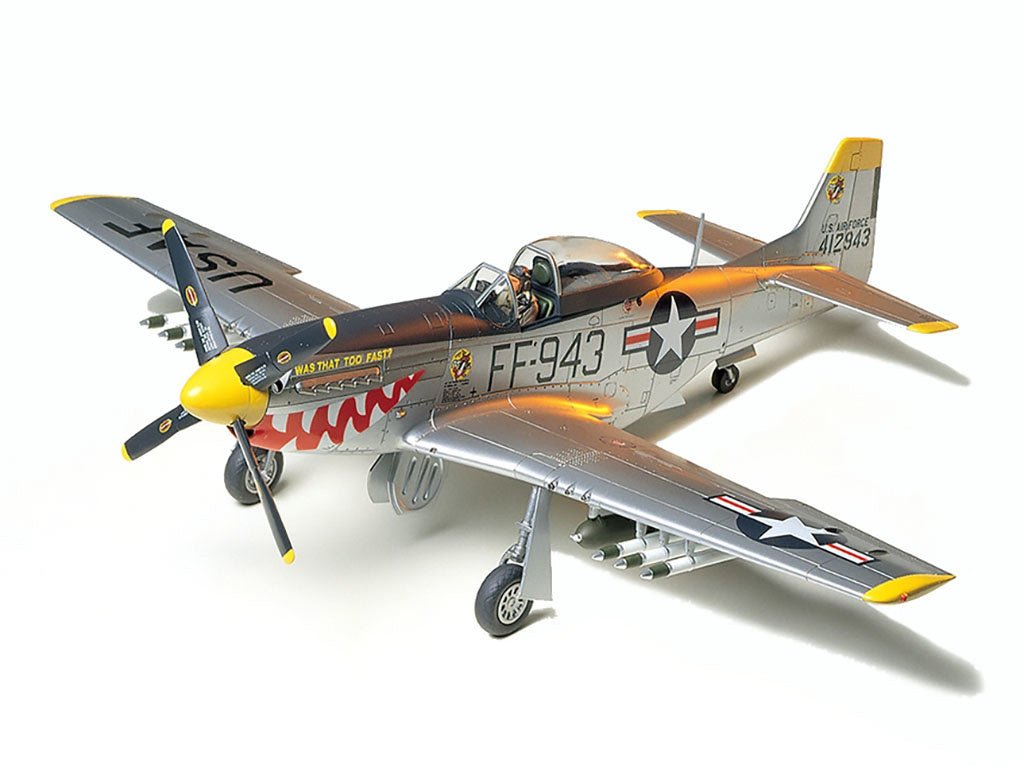 Tamiya 1/48 Aircraft - N.A. F-51D Mustang Korean War - 61044