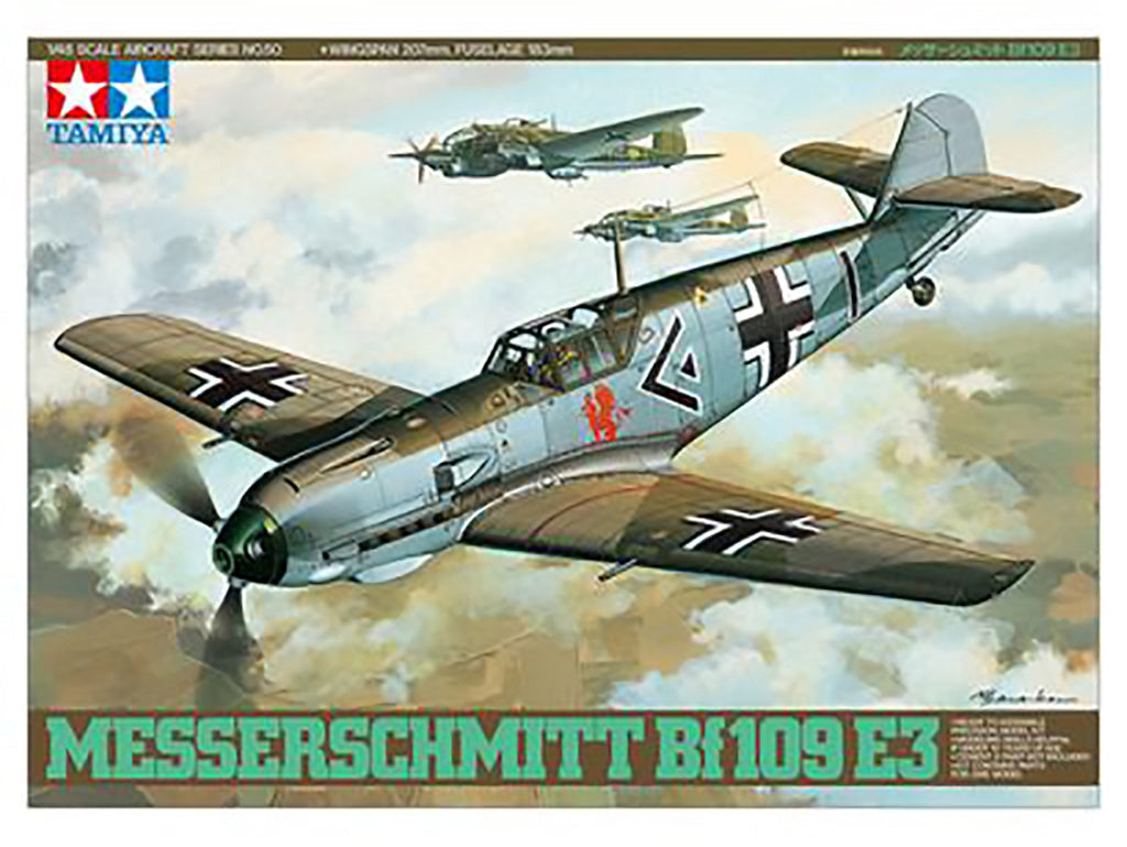 Tamiya 1/48 Aircraft - Messerschmitt Bf109 E-3 - 61050