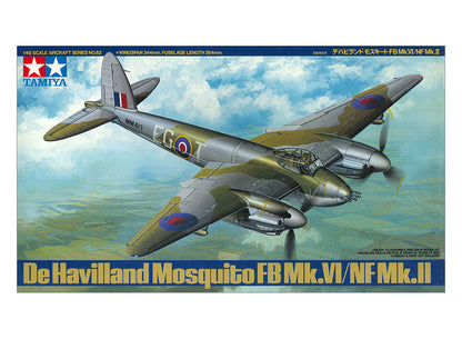 Tamiya 1/48 Aircraft - 1/48 de Havilland Mosquito FB Mk.VI/NF Mk.II - 61062