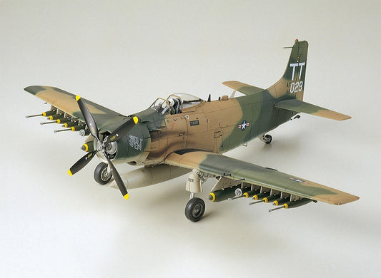 Tamiya 1/48 Aircraft - A-1J Skyraider U.S. Air Force - 61073