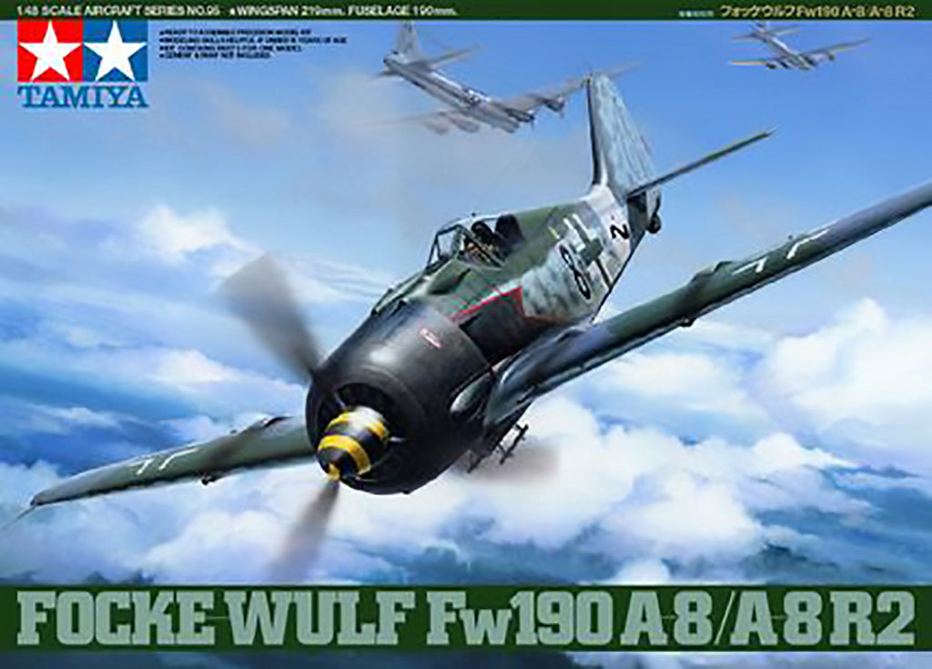 Tamiya 1/48 Aircraft - Focke-Wulf Fw190 A-8/A R2 - 61095