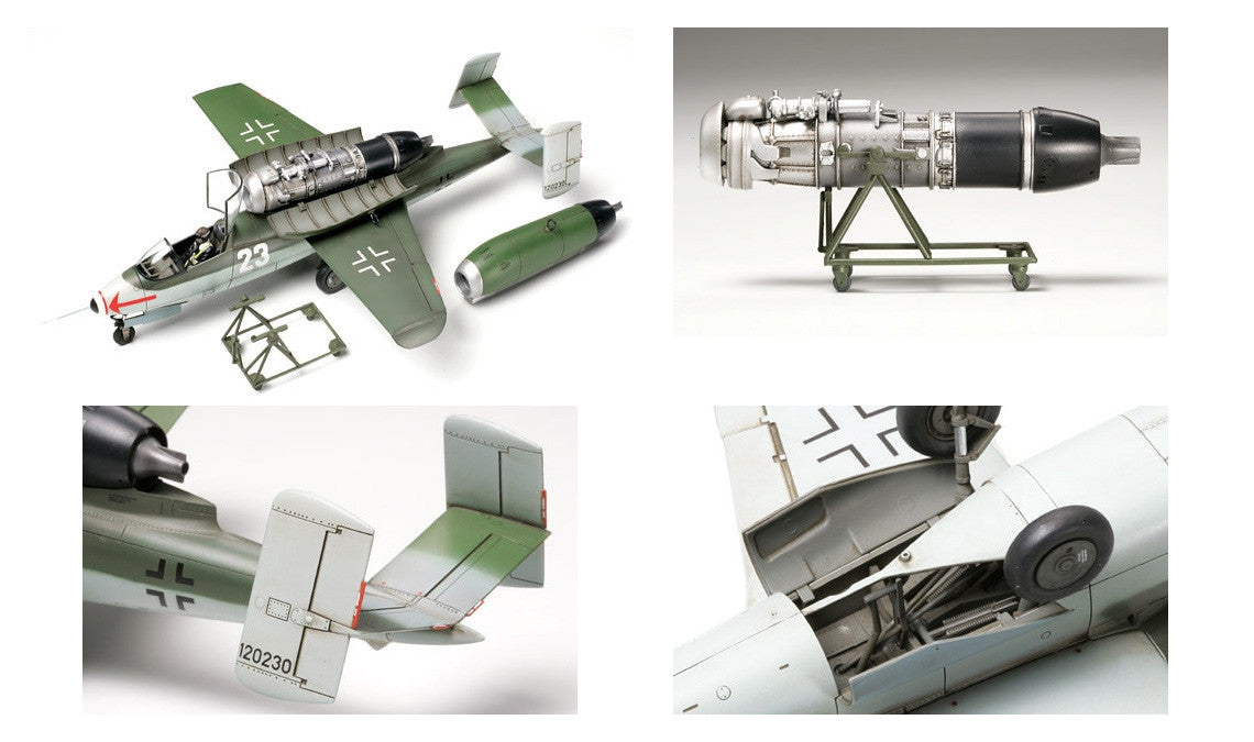 Tamiya 1/48 Aircraft - Heinkel He162 A-2 Salamander - 61097