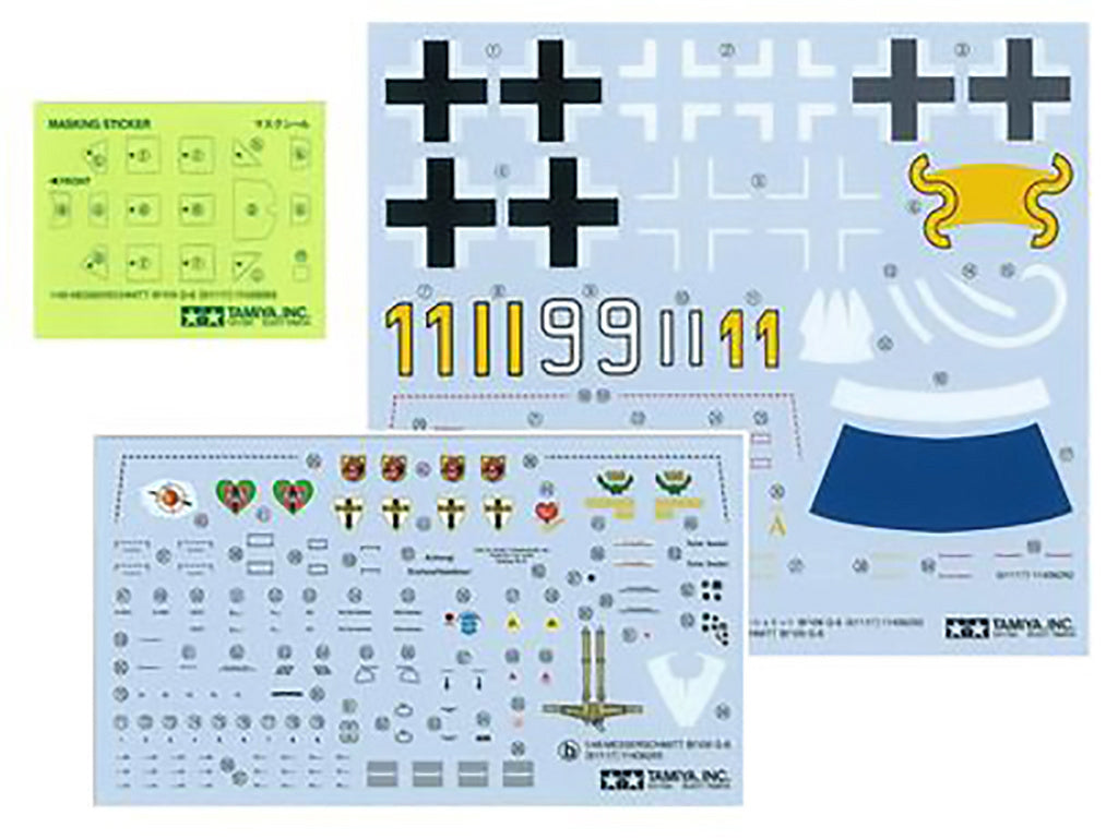 Tamiya 1/48 Aircraft - 1/48 Messerschmitt Bf 109G-6 - 61117