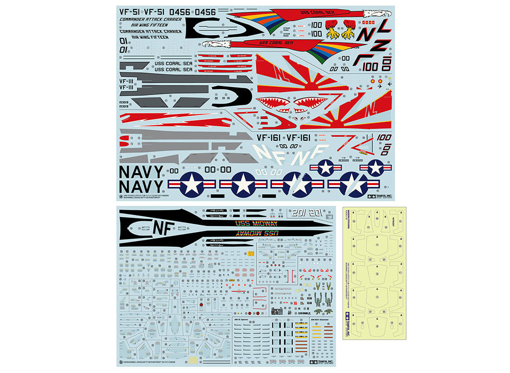 Tamiya 1/48 Aircraft - 1/48 McDonnell Douglas F-4B Phantom II - 61121
