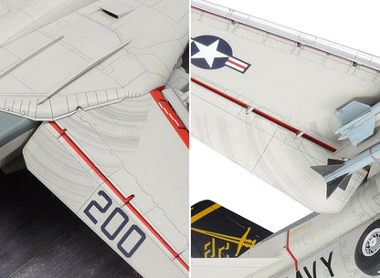 Tamiya 1/48 Aircraft - 1/48 Grumman F-14A Tomcat (Late Model) Carrier Launch Set - 61122