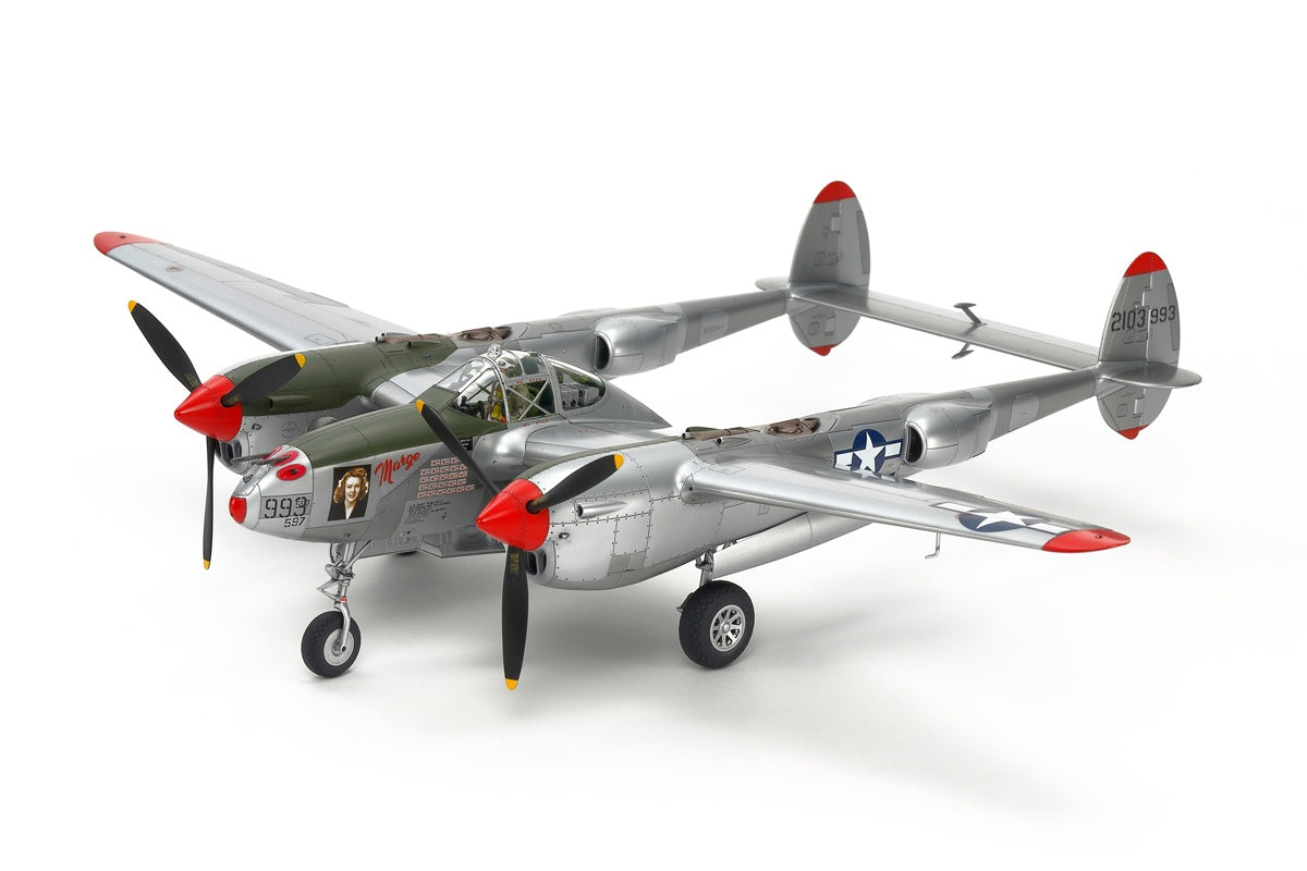 Tamiya 1/48 Aircraft - 1/48 Lockheed P-38 J Lightning - 61123