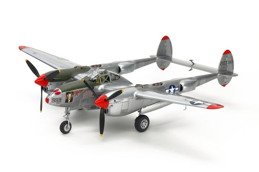 Tamiya 1/48 Aircraft - 1/48 Lockheed P-38 J Lightning - 61123