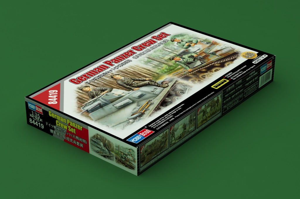 Hobby Boss 1/35 German Panzer Crew Set model kit 84419, image 2