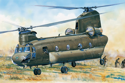 Hobby Boss 1/48 CH-47D Chinook model kit 81773, box art