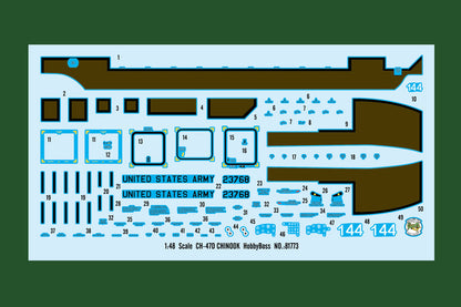 Hobby Boss 1/48 CH-47D Chinook model kit 81773, image 3