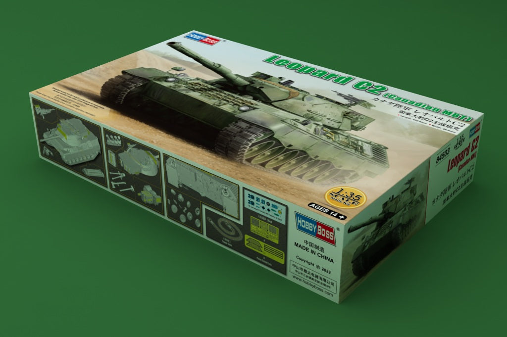 Hobby Boss 1/35 Leopard C2 Canadian Main Battle Tank model kit 84503, image 2